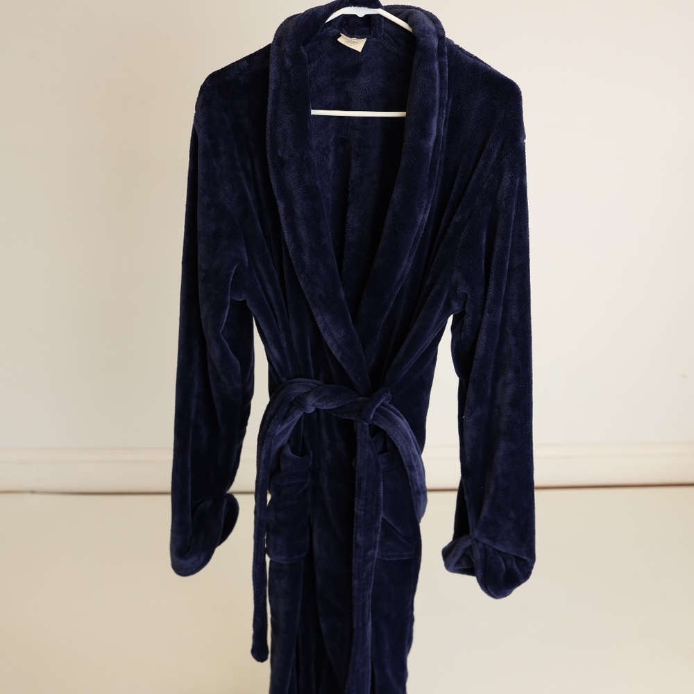 Plush Velour Navy Soma Robe